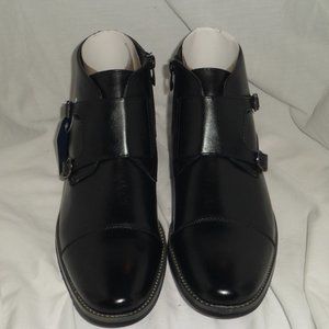 Gino Vitale Men's Monk Strap Boots